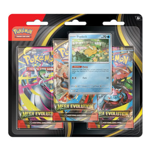 Pokémon Mega Evolutions Triple Blister Pack (Psyduck)