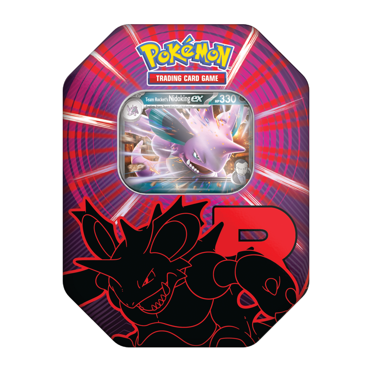 Pokémon Destined Rivals Team Rocket Tin (Nidoking EX)