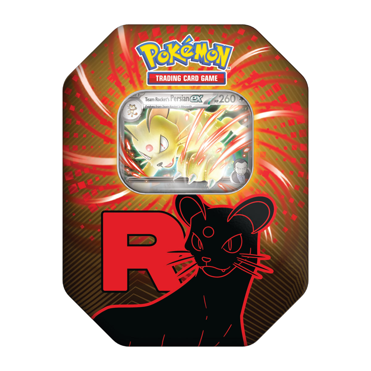 Pokémon Destined Rivals Team Rocket Tin (Persian EX)