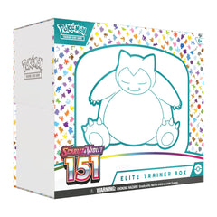 Pokémon 151 Trading Card Game Elite Trainer Box packaging with colorful Pokémon graphics on a white background