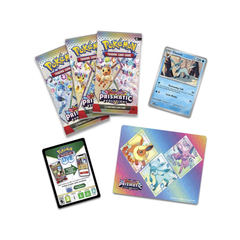 Pokémon trading card game packs and cards on a white background